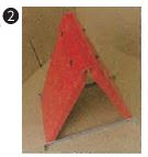 交換部品　新型用V型脚(40cm用)