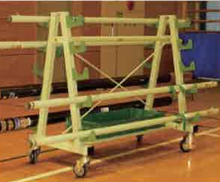 ポール収納台車